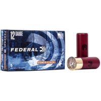 Federal Power-Shok 12 GA, 2-3/4in. 4 Pellet Buckshot - 5 Rounds [MPN: F1274B]