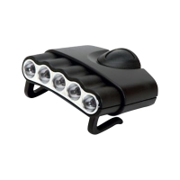 Cyclops 5 Hat Clip Light Black