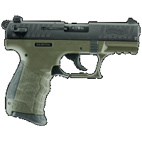 Walther Arms 5120338 P22 Military *CA Compliant 22 LR 3.42" 10+1 OD Green