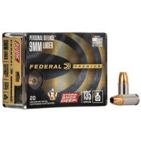 Federal Premium 9MM, 135gr, Hydra-Shok Deep HP - 20 Rounds [MPN: P9HSD1]