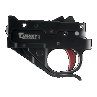 Timney Triggers Replacement Trigger, Timney 1022-2c Rug 1022 Black Housing Red Shoe