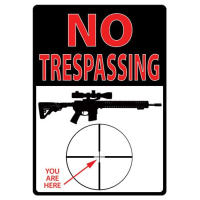 Rivers Edge Sign 12"x17" - Trespassing You're Here
