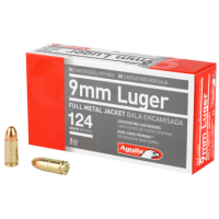 Aguila 9MM, 124gr, FMJ - 50 Rounds [MPN: 1E092110]