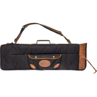Bg Lona Canvas Gun Case 34.5" - O/u Takedown Black/brown Trim