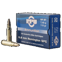 PPU Standard Rifle 6.8 REM SPC, 115gr, HPBT - 20 Rounds [MPN: PP68H]