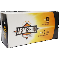 Armscor Precision .40 S&W, 180gr, FMJ - 100 Rounds [MPN: 50316]