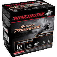 Winchester Super Pheasant 12 GA, 2-3/4in. 1-3/8oz. #6 Shot, - 25 rounds [MPN: X12PHV6]