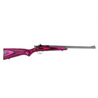 KEYSTONE SPORTING ARMS CRICKET 22LR 16.1" 1RD STAINLESS STEEL PINK/BLACK LAMINATED