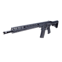 Unbranded AR, Carbon, AR, 223 Remington/556 Nato, 16" Barrel, 30 Rounds, 12" Handguard, Anodized Finish, Black, Polymer Grip, Carbon Fiber Lower, 1 Magazine, Semi-Automatic Rifle