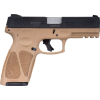 Taurus G3 9mm 15-shot 3-dot - Adj. Tan/black Polymer