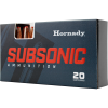 Hornady Subsonic .450 BUSHMASTER, 395gr, SUB-X - 20 Rounds [MPN: 82247]