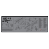 Beck Tek, Llc (tekmat) Original Cleaning Mat, Tekmat R36ak47gy Ak47 Grey Cleaning Mat