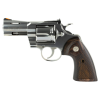 Colt Python .357 Magnum Revolver 3" Barrel 6 Rounds Walnut Target Grips Semi-Bright Stainless Steel Finish