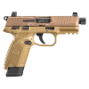 FN 502 Tactical 22 LR, 4.60" barrel, 10+1 rnd. Optics Ready - FDE [MPN: 66-101006]