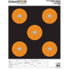 Champion Targets Shotkeeper, Champ 45555 5 Bullseye Bright Orange Large 12pk