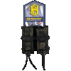 HSGI Pistol TACO Double Magazine Pouch Belt Mount MC Black