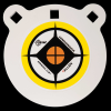 ALLEN HARDROCK AR500 1/2IN GONG TARGET 6IN