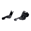 JE Machine Tech 45 Degree Fixed Offset Gun Sights Front and Rear Aluminum Black