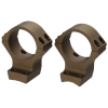 Browning X-Bolt Scope Rings 34mm Tube Low Height Burnt Bronze Cerakote