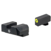Ameriglo Sight Set for Glock Green Tritium Front Dot with LumiGreen Outline and Green Rear Single-Dot