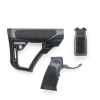 Daniel Defense AR-15 Furniture Kit Buttstock/Pistol Grip/M-LOK Vertical Foregrip Combo Mil-Spec Diameter Compatible Polymer Tornado Gray Finish