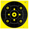 Allen Splash Bullseye Paper Target 12" X 12" 12 Per Pack Color: Black/Yellow, White, Fabric/Material: Paper