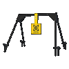 CALDWELL 1187590 AR500 SWINGING TARGET CP2
