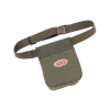 Boyt Harness Signature Series Canvas Twin Compartment Shell Pouch w/ Belt 0CB520009 Color: OD Green, Fabric/Material: Waxed Canvas Shell