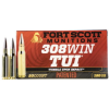 Fort Scott Munitions TUI .308 WIN/7.62 NATO, 150gr, SCS - 20 Rounds [MPN: 308150SCV2]