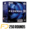 Federal Top Gun 12 GA, 2-3/4in. 1oz. #7.5 Shot - 250 Rounds (604544652468-250)
