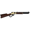 Henry Side Gate Carbine 357 Mag/38 Special 16.50" Blued Octagon Barrel, 7+1, Polished Brass Rec, American Walnut Stock, Adj. Sight, Large Loop Lever H006GMR