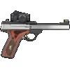 Browning Buck Mark Medallion .22 LR 5.50" 10+1 Pistol Rosewood Grips Vortex Crossfire Red Dot Sight