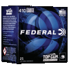 Federal Top Gun .410 BORE 2.5in. 1/2oz. #9 Shot 25 Rounds [MPN: TGS412149]