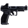 Canik SFX Rival 9mm, 5" Barrel, 18rd, Black, FO Front, Includes Red Dot, Dark Side Finish