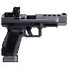 Canik Arms TP9 SFx 9mm Luger 5.20" 20+1 Tungsten Gray/ Black Semi Auto Pistol with Red Dot Sight