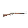 Henry Wildlife 45-70 Gov 22" Blued Octagon, 4+1, Polished Brass Engraved Rec, American Walnut Furniture, Large Loop Lever, Adj. Brass Bead Sight H010BGWL