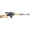 CENTURY ARMS PSL54 7.62X54MM RUSSIAN 24.5" 10RD BLACK/BROWN WITH OPTIC