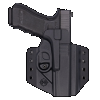 C&g Holsters Covert, C&g 0000-100 Owb Covert Glock 17/22/47