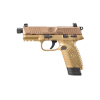 FN 502 Tactical 22 LR 4.60" Threaded Barrel 10+1, Flat Dark Earth, Manual Safety, Optics Ready 66101009