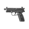 FN 502 Tactical 22 LR 4.60" Threaded Barrel, 10+1, Black Serrated/Optic Ready Slide