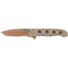CRKT 3.875" Partially Serrated Tanto Blade Desert Blade Copper