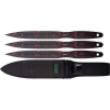 Crkt Onion Throwing Knives 6.25" Black/red 3-pack W/shth