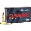 Hornady Subsonic Ammunition 7.62x39mm, 255 Grain, SUB-X Flexible Polymer Tip, 20 rnds [MPN:80787]