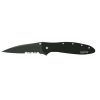 Kershaw Leek Assisted 3in Black Combo Stainless Handle
