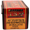 Barnes Bullets .450 BUSHMASTER, 275gr, TSXFN - 20 Bullets [MPN: 30628]