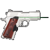 CRIMSON TRACE GREEN MASTER SERIES LASERGRIPS ROSEWOOD FOR 1911 COMPACT