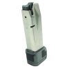 Diamondback DBF AM2 9mm Luger 17 Round Magazine Stainless Steel With Finger Extension Base Plate