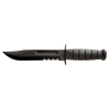 Ka-Bar Full-Size Fixed 7" Black Blade Foliage Kraton Handle