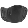 Bulldog Black Molded Leather Belt Slide Holster Large