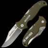 Cold Steel Bush Ranger Folder 3.5 in Plain OD Green Handle OD Green